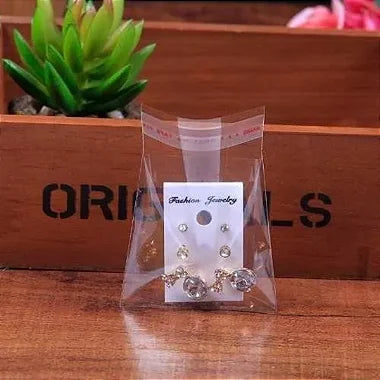 Saco Plástico Transparente com Aba Interna 1KG