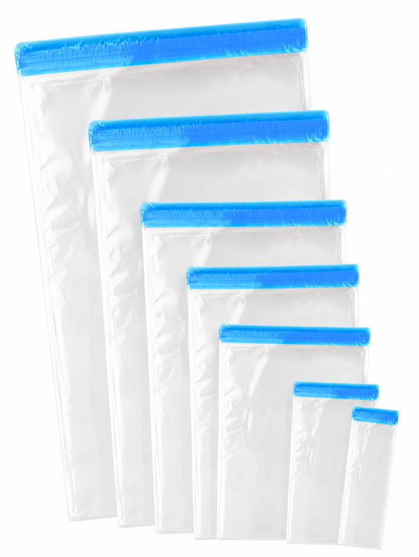 Saco Plástico Adesivado Transparente 1KG